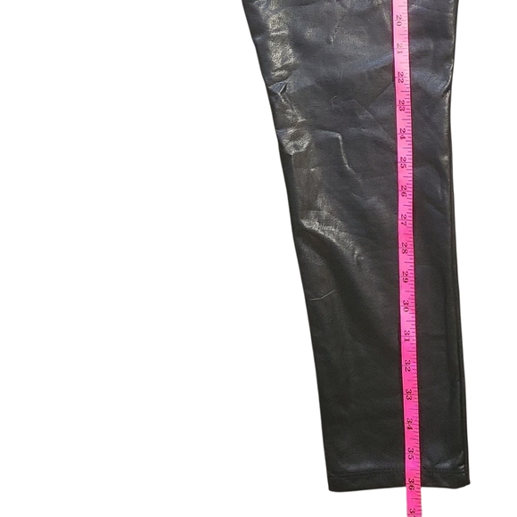 Kendall + Kylie Faux Leather High Waist Leggings - Size L - Picture 7 of 7